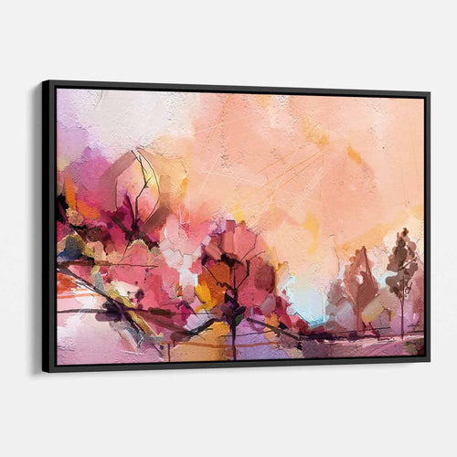 Orange Landscape Wall Art Canvas 1460