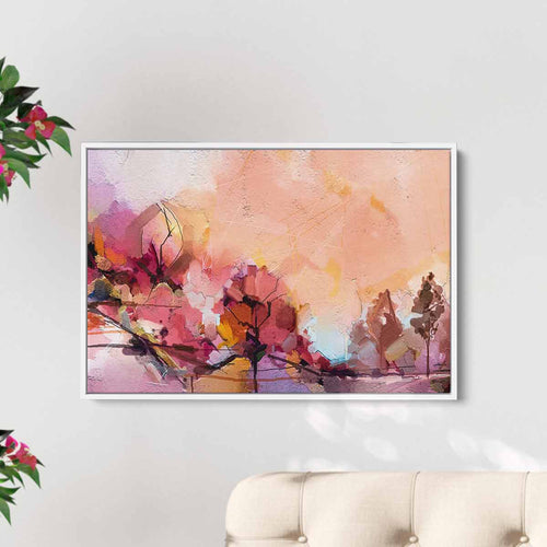 Orange Landscape Wall Art Canvas 1460