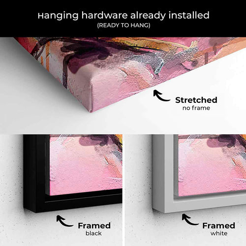 Orange Landscape Wall Art Canvas 1460