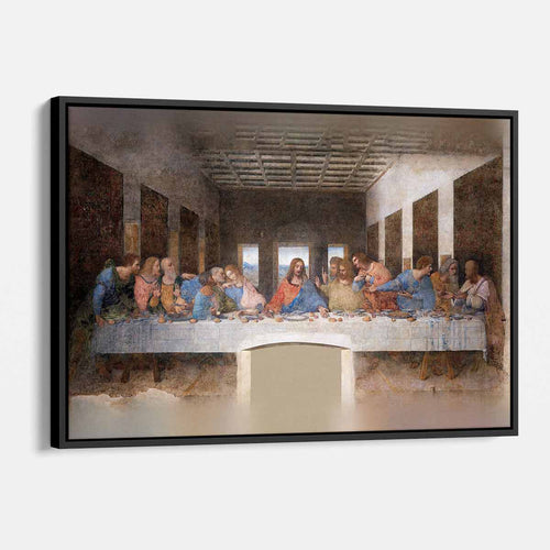 Brown Last Supper Wall Art Canvas 8165