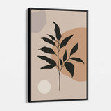 Beige Leaf Wall Art Canvas 92_c