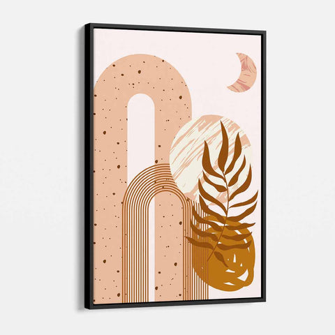 Orange Leaf Wall Art Canvas 38_b