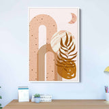 Orange Leaf Wall Art Canvas 38_b