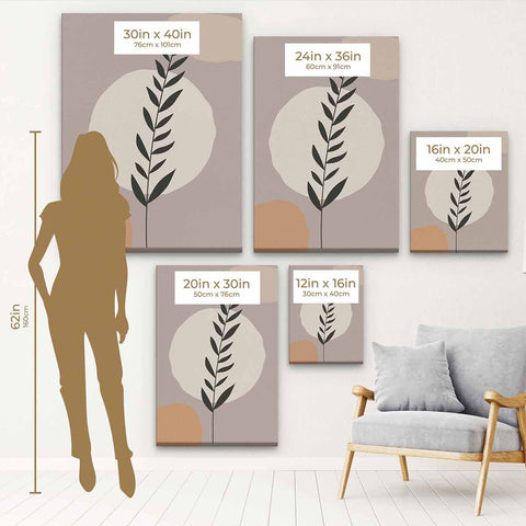 Purple Leaf Wall Art Canvas 92_b