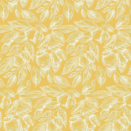 A fresh floral wallpaper that also comes with nice nostalgic notes, this white and yellow design is the perfect serving of warmth for your living space. Bask in the simple elegance of white botanical drawings on a muted yellow background. This&nbsp;seamless composition&nbsp;can be surreal in some places, delightfully vintage in others, and evoke a variety of moods depending on how you use it.
