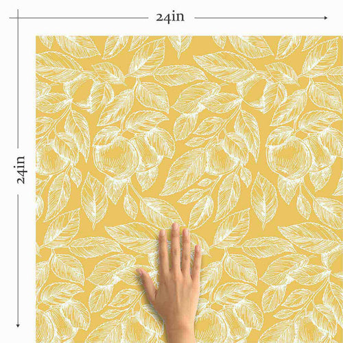 A fresh floral wallpaper that also comes with nice nostalgic notes, this white and yellow design is the perfect serving of warmth for your living space. Bask in the simple elegance of white botanical drawings on a muted yellow background. This&nbsp;seamless composition&nbsp;can be surreal in some places, delightfully vintage in others, and evoke a variety of moods depending on how you use it.