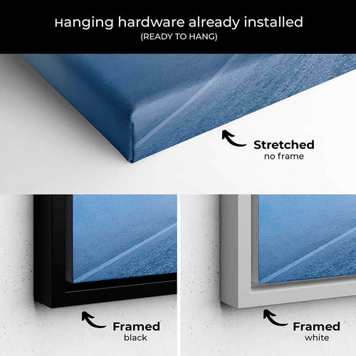 Black Life Road Wall Art Canvas 2597