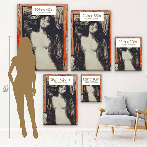 Black Madonna Wall Art Canvas 5579