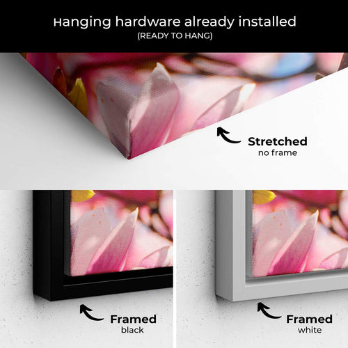Pink Magnolias Wall Art Canvas 7940
