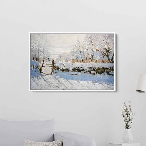 White Magpie Wall Art Canvas 6191