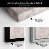 Blue Marine and Grey in Straight Patterns Wall Art Canvas 4798