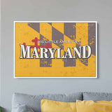 Yellow Maryland Wall Art Canvas 22_b