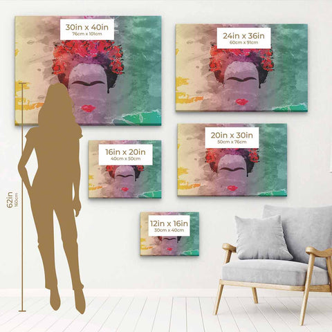 Multi Color Mexican Culture Wall Art Canvas 0968