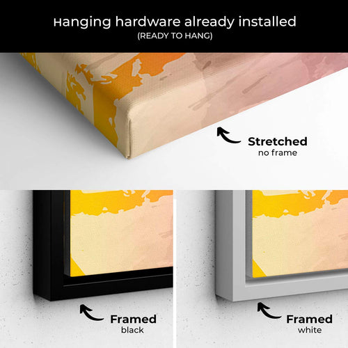 Multi Color Mexican Culture Wall Art Canvas 0968