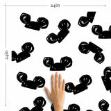 Set a Disney theme in one quick move with this delightful black and white wallpaper! Featuring black Mickey Mouse ears on a white background, it firmly establishes that less is more. The animated, seamless composition is a versatile wall treatment that works in all kinds of spaces. Besides your child’s room, you can get adventurous with it even in your living room or home office.