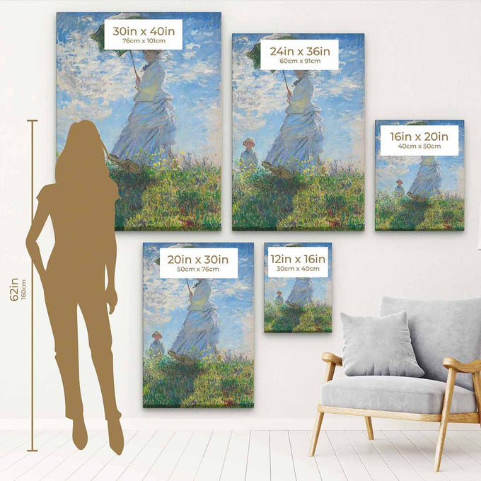 Blue Monet Wall Art Canvas 7292