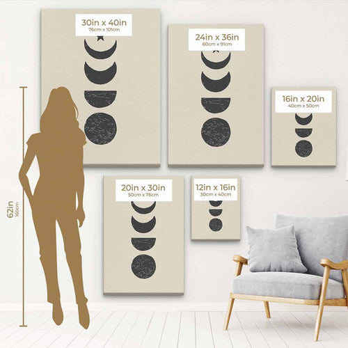 Black Moon Wall Art Canvas 214b