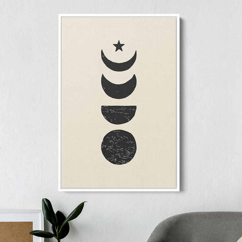 Black Moon Wall Art Canvas 214b