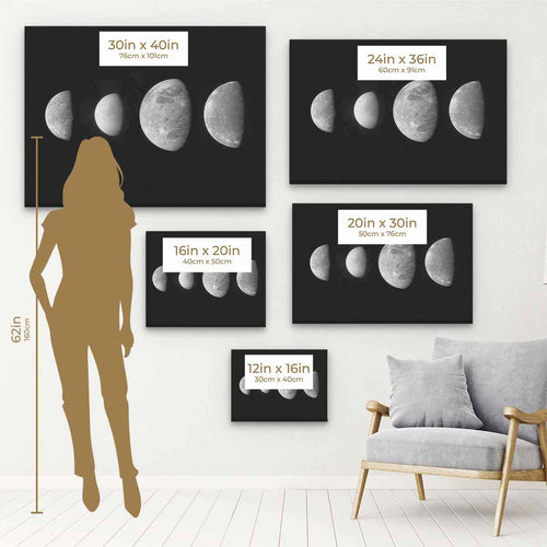 Black Moon Wall Art Canvas 1171