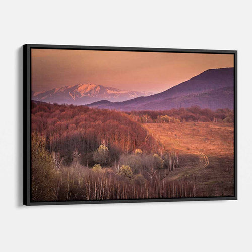 Brown Mountain Wall Art Canvas 5924