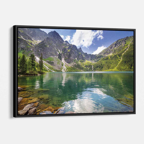 Green Mountain Wall Art Canvas 6419