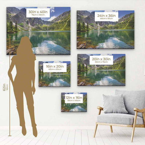 Green Mountain Wall Art Canvas 6419