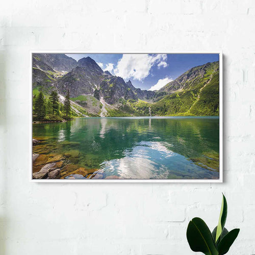 Green Mountain Wall Art Canvas 6419