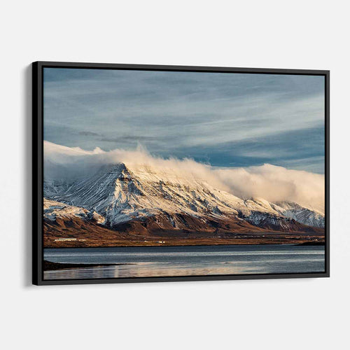Blue Mountain Lake Wall Art Canvas 3092