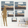 Blue Mountain Lake Wall Art Canvas 3092