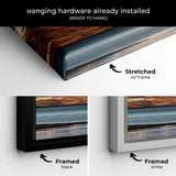 Blue Mountain Lake Wall Art Canvas 3092