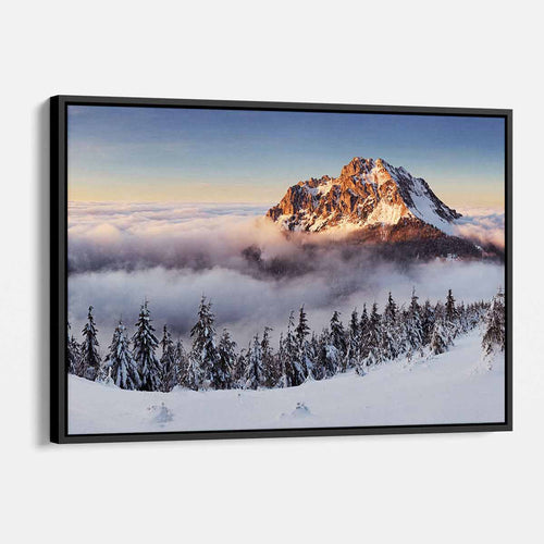 White Mountain Peak Wall Art Canvas 3321