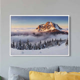 White Mountain Peak Wall Art Canvas 3321