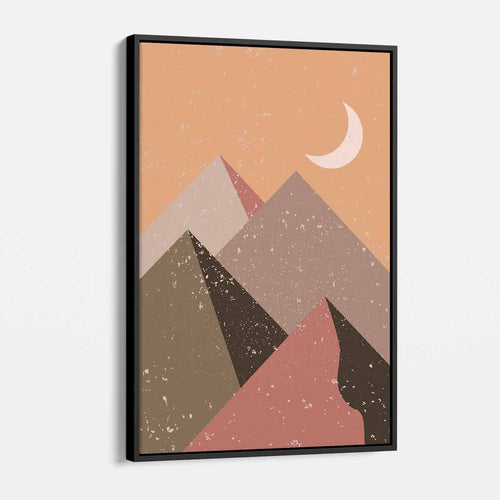 Brown Mountains Wall Art Canvas 0240