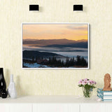 Black Moutain Range Landscape Wall Art Canvas 5630