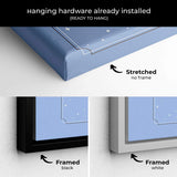 Blue Mystic Tarot Card Wall Art Canvas 52_b