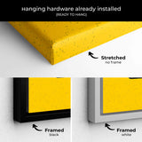 Yellow Never Put Off Till Tomorrow What You Can Do Today Wall Art Canvas 9192