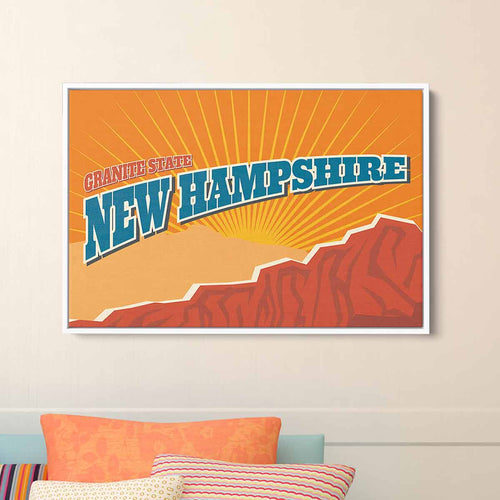 Orange New Hampshire Wall Art Canvas 96_a