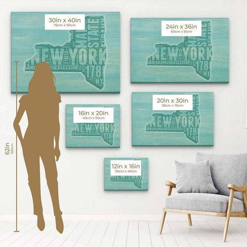 Blue New York Wall Art Canvas 86_b
