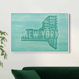 Blue New York Wall Art Canvas 86_b