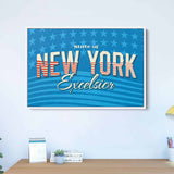 Blue New York Wall Art Canvas 96_c