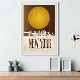 Yellow New York Wall Art Canvas 94_b