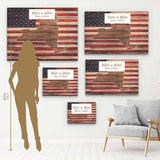 Red New York state Wall Art Canvas 56_b