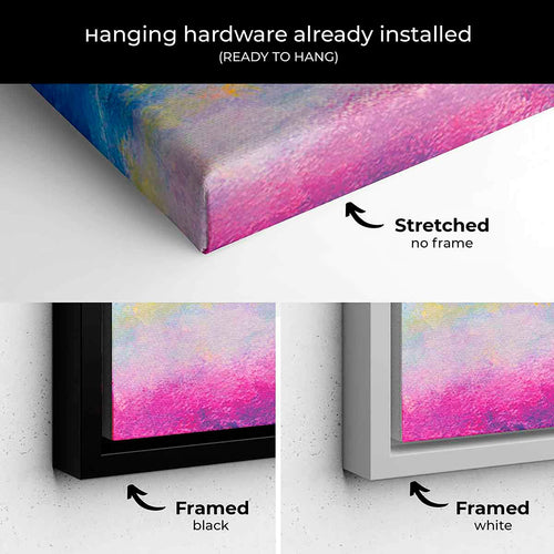 Blue Night sky Wall Art Canvas 2906