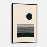 Black Ocean Wall Art Canvas 4148