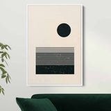 Black Ocean Wall Art Canvas 4148