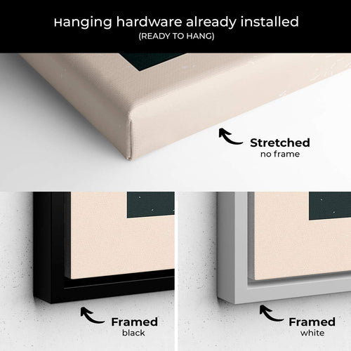 Black Ocean Wall Art Canvas 4148