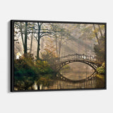 Brown Old Bridge Wall Art Canvas 3639