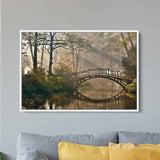 Brown Old Bridge Wall Art Canvas 3639