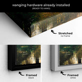 Brown Old Bridge Wall Art Canvas 3639