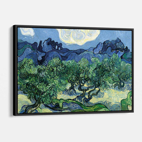 Blue Olive Trees Wall Art Canvas 4892